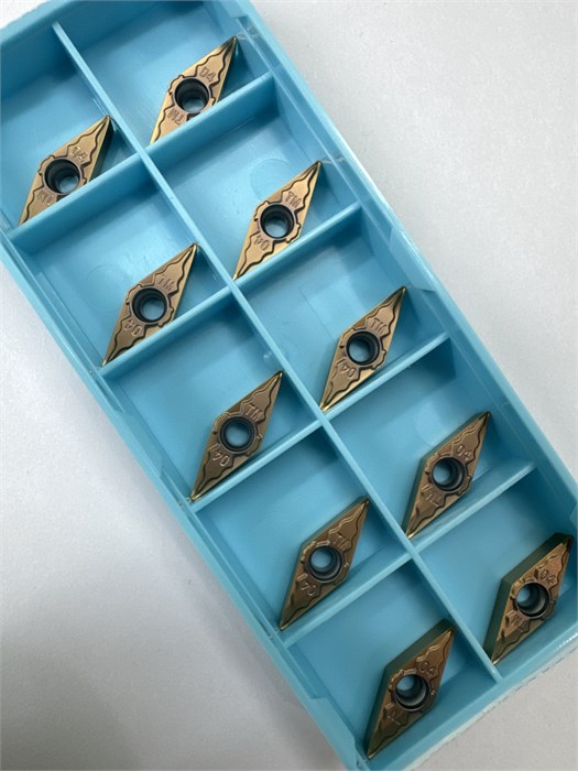 Пластина твердосплавная VBMT110304-TM HS-7225 для токарного резца 5346