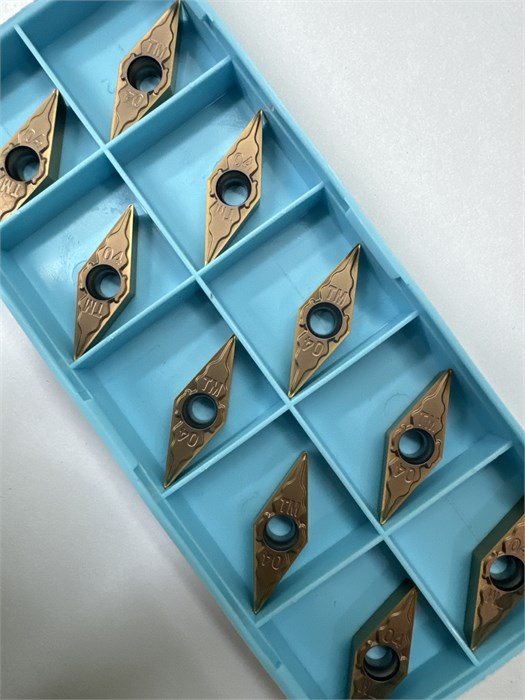 Пластина твердосплавная VBMT160404-TM HS-7225 для токарного резца 5347